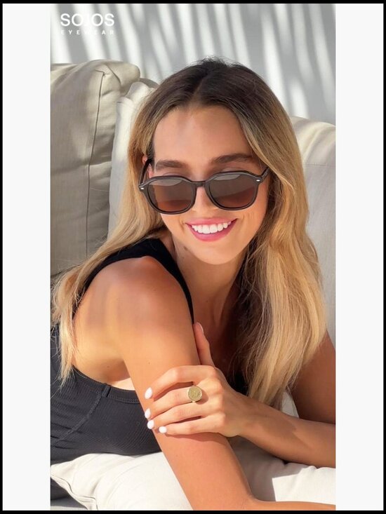 Square Polarized Sunglasses with UV Protection, Plastic Frame main image 4